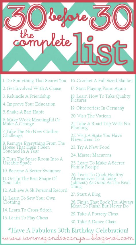 30 before 30 goals 30 things to do before turning 30 list 30th Quotes, Business Mentality, 30 Things To Do Before 30, 30 Before 30 List, 30 Before 30, Thirty Flirty And Thriving, Friendship Pictures, Bucket Filling, Life Changing Decisions