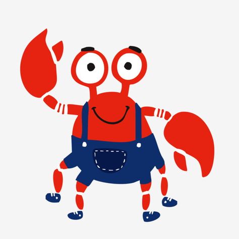 Lobster Cute, Lobster Cartoon, Lobster Clipart, Cartoon Lobster, Cute Lobster, Fish Cartoon, Cute Png, Kids C, Watercolor Red