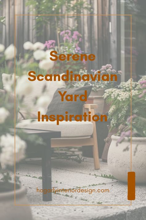 Beautiful Scandinavian yard inspiration featuring a peaceful and simple outdoor space integrating natural beauty and minimal decor. Perfect ideas for creating a serene retreat. Scandinavian Backyard, Scandinavian Patio, Outdoor Hideaway, Cozy Minimalism, Scandinavian Hygge, Minimalistic Decor, Yard Inspiration, Comfort Home, Bedroom Colour Palette