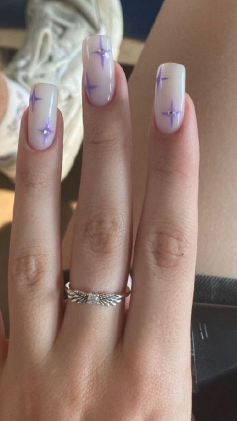 cute Basic Nail Ideas Simple, Beauty Hacks Nails, Milky Nails, Wow Nails, Grunge Nails, Purple Nail, Work Nails, Basic Nails, Blush Nails