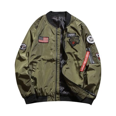 Aonga 2023 Winter Military Clothing Outwear Men Cotton Padded Pilot Army Bomber Jackets Coat Casual Loose Embroidery Baseball Jacket SIZE(CM) HEIGHT WEIGHT(KG) M 160cm(63)~165cm(65) WITHIN 50KG L 165cm(65)~170cm(67) 55-60 XL 170cm(67)~175cm(69) 60-67 2XL 175cm(69)~180cm(71) 70-80 3XL 180cm(71)~185cm(73) 80-87 4XL 185cm(73)~190cm(74.75) 87-90 Origin  US(Origin) Applicable Season  Autumn And Winter Style  Military Material  Cotton Applicable Scene  Casual Closure Type  zipper Item Type  Outerwear Hip Hop Print, Streetwear Jackets, Pilot Jacket, Jackets Fashion, Military Outfit, Jacket Fashion, Hip Hop Streetwear, Long Sleeves Coats, Bomber Jackets