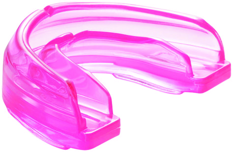 If you like to be pretty in pink, then this is the mouthguard for you! ♡ High School Rules, After Braces, Mouth Guard Sports, Kids Braces, Adult Braces, Teeth Braces, Medical Grade Silicone, Mouth Guard, Playing Football