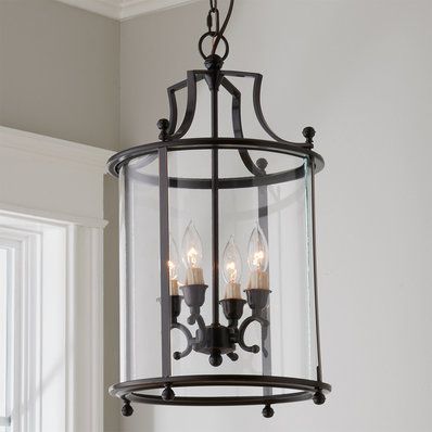 Quatrefoil Lantern - Small - Shades of Light Cheap Light Fixtures, Classic Entryway, Foyer Light, Foyer Lighting Fixtures, Project House, Entry Lighting, Lantern Pendant Lighting, Outdoor Chandelier, Large Lanterns