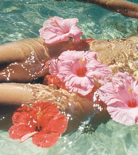 #film #tropical #flowers #ocean #hibiscus Barbie Summer, Ocean Girl, Water Aesthetic, Mermaid Aesthetic, Island Girl, Summer Feeling, Summer Dream, Tropical Vibes, Beach Aesthetic