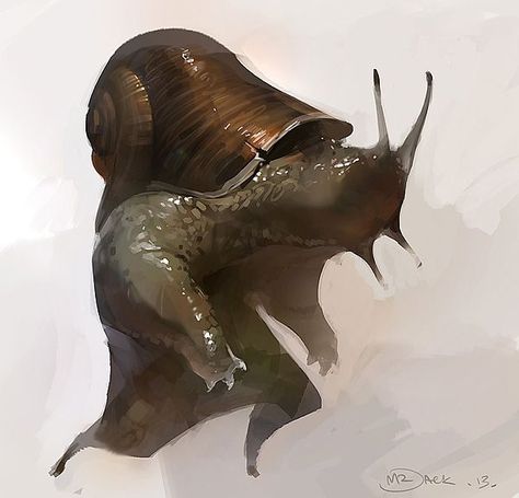 Snailman by Mr--Jack | Eu Curto!: criaturas | Pinterest Heroic Fantasy, 다크 판타지, Fantasy Monster, Monster Design, Creature Concept Art, Arte Fantasy, 판타지 아트, Monster Art, Creature Concept