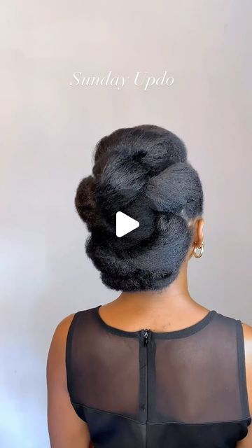 Lesley lee on Instagram: "As usual the Sunday updo is up!!!!  #naturalhairstyles #4chair#4chairstyles #4chairdaily #4chairgrowth #4cnaturalhair #naturalhaittutorial #reels#reelsinstagram #explorepage" Low Tension Updos, 4c Hairstyles Ponytail, High Bun Black Women, Elegant 4c Hairstyles, Natural Hair Updo Short, Updo Hairstyles Natural Hair, Updo Natural Black Hairstyles, 4c Updo Hairstyles, Natural Hairstyles For Weddings