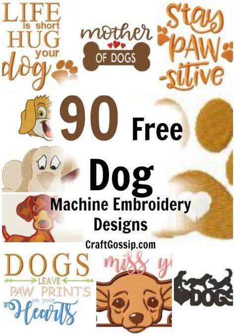 Brother Embroidery Design, Embroidering Machine, Machine Embroidery Designs Projects, Free Machine Embroidery Designs Patterns, Machine Embroidery Tutorials, Dog Embroidery Designs, Dog Embroidery, Ith Machine Embroidery, Christmas Embroidery Patterns