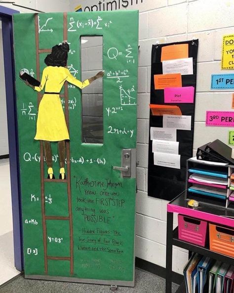 Hands down, one of the best doors I’ve seen❗️😍👏🏾✊🏾🖤 Credits: Bailey Robert  #PureTalent History Bulletin Boards, History Classroom Decorations, Classroom Door Decor, Classroom Door Ideas, School Door Decorations, Classroom Doors, Teacher Doors, School Doors, History Classroom