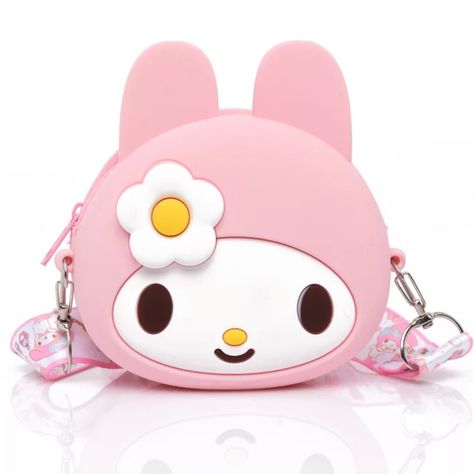 My Melody Crossbody Coin Purse With Adjustable Strap.Nwt Mathematical Thinking, Hello Kitty Bags, Sensory Bag, Push Pops, Hello Kitty Bag, Small Coin Purse, Hello Kitty My Melody, Wholesale Merchandise, Logical Thinking