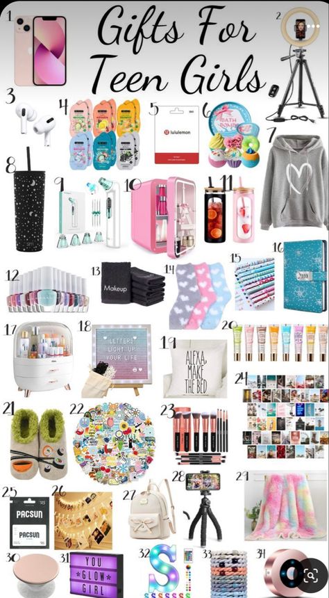 Christmas Wishlist For Teens, Xmas List Ideas, Preppy Birthday Gifts, Gift Ideas For Teens, Girly Christmas Gifts, Starbucks Cake, Teen Presents, 13th Birthday Gifts