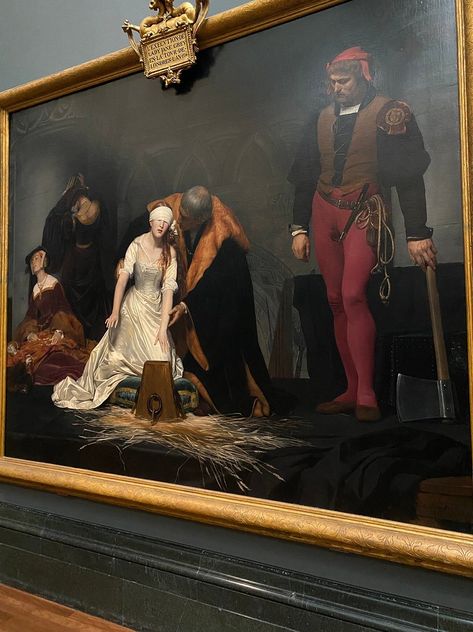 NATIONAL GALLERY: All You Need to Know BEFORE You Go (with Photos) Vacation Photo Dump, Paul Delaroche, Theatrical Lighting, Jane Grey, Lady Jane Grey, Vacation Photo, Rennaissance Art, Grey Painting, Historical Painting