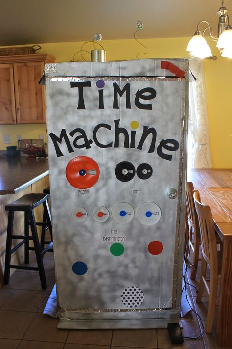 Diy Time Machine, Decorating Bulletin Boards, Time Travel Art, Classroom Doors, The Time Machine, Reading Nooks, Singing Time, Sharing Time, Classroom Theme