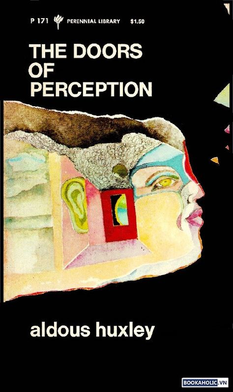 Doors Of Perception, The Doors Of Perception, Aldous Huxley, Vintage Book Covers, Cool Books, Jim Morrison, Book Cover Art, Alam Yang Indah, The Doors