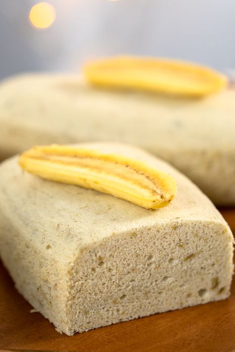 Steam Banana Cake Recipes, Steamed Sponge Cake Recipe, Banana Sponge Cake, Steam Cake Recipe, Banana And Rice, Sponge Recipe, Sponge Cakes, Steamed Cake, Banana Cake Recipe