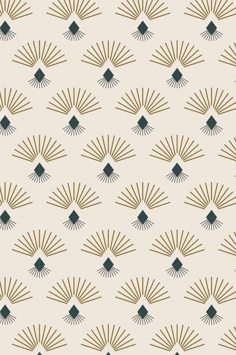 1920s Art Deco Wallpaper, Art Deco Pattern Wallpaper, Art Deco Prints Pattern, Art Deco Motifs Pattern, Motifs Design Pattern, Art Deco Designs, Art Deco Stencil Patterns, Texture Design Pattern, Luxury Pattern Design