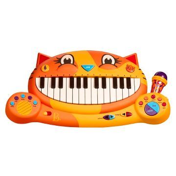 B. Meowsic Keyboard Cat Keyboard, Musical Instruments For Toddlers, Cat Piano, Toddler Proofing, Toy Piano, Toy Instruments, Music Toys, Keyboard Piano, Building For Kids