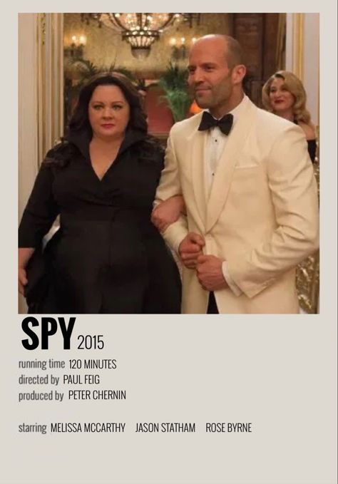 Spy Movie Poster, Sleepover Film, Melissa Mccarthy Movies, Black Love Movies, Action Comedy Movies, Spy Movie, Polaroid Movie Poster, Spy Film, Movies To Watch Teenagers