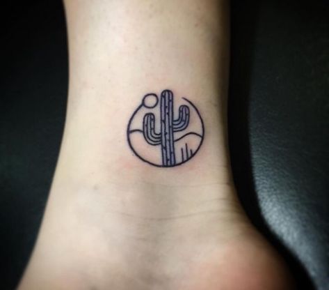 Arizona Tattoo, Texas Tattoos, Cactus Tattoo, Geniale Tattoos, Small Tattoos For Guys, Viria, Little Tattoos, Trendy Tattoos, Small Tattoo