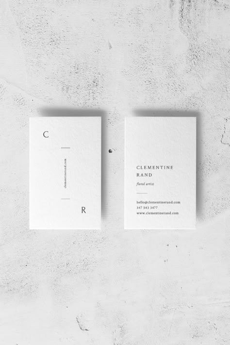 Vertical Business Card Design, Sophisticated Business Card, Business Card Design Minimal, Web Design Mobile, Graphic Design Business Card, Vertical Business Cards, Letterpress Business Cards, Name Card Design, Minimal Business Card