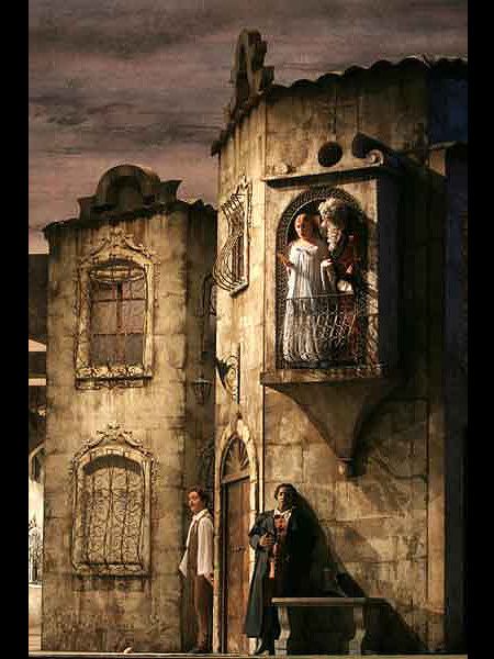 The Barber of Seville. Teatro alla Scala. Scenic design by Jean-Pierre Ponnelle. 2005 Barber Of Seville, The Barber, Theatre Set, Scenic Design, Seville, Set Design, Staging, Opera, Milan