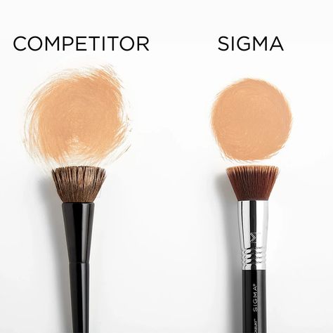 There’s a reason why Sigma brushes are the industry’s number one brush. Each part of their brushes are meticulously designed for quality and performance. The patented Sigmax fibers help smooth out and apply makeup to a skin like finish. They’re bacteria repellent and have a FREE 2 year warranty! . . #sigmabrushes #foundationbrush #makeupbrushes #sigmabeauty #veganbrushes #foundationbrush #f80 #blendingbrush Makeup Brush Guide, Sigma Brushes, Brush Guide, Skincare Brush, Airbrush Foundation, Makeup Brushes Guide, Foundation Shade, Kabuki Brush, How To Apply Foundation