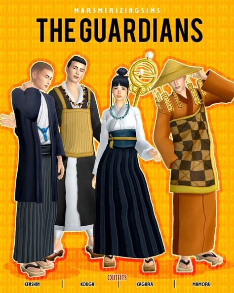 The Guardians (Public Sep 28th) | Patreon Sims 4 Hispanic Cc, Masculine Clothing, San Myshuno, Sims 4 Challenges, Sims 4 Anime, The Sims 4 Packs, Packing Clothes, Sims Ideas, Character Pictures