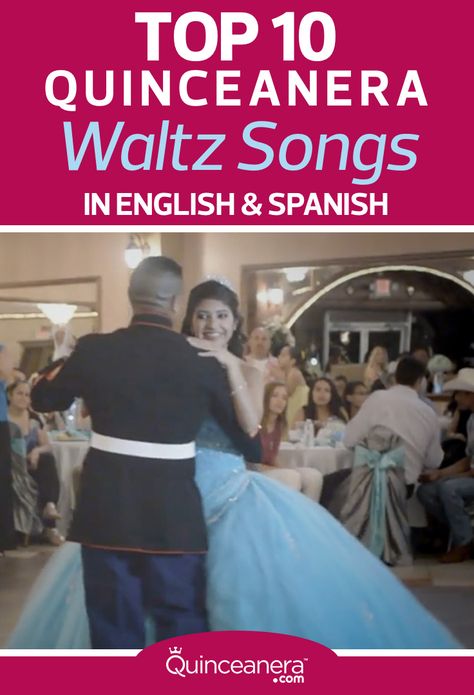 Don’t know which songs to play for your quinceanera waltz? Here are our favorite picks! You might want to have a box of tissues beside you because some of these will melt your heart. - See more at: http://www.quinceanera.com/your-music/top-10-quinceanera-waltz-songs/?utm_source=pinterest&utm_medium=social&utm_campaign=your-music-top-10-quinceanera-waltz-songs#sthash.C3ZXdIIk.dpuf Quinceanera Songs, Quinceanera Waltz, Songs In English, Quinceanera Traditions, Decor Checklist, Quinceanera Planning, Celebration Decor, Quinceanera Themes, Quinceanera Party