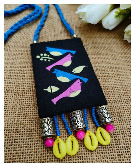 •|| CHITRA || চিত্র ||• 6️⃣ Hand-painted Neckpiece 🎨🖌️ Colour Customisable! DM for details 🩷 . . . . . . . . . . . . . [handcrafted, handmade jewelry, hand painted, big size pendant, big size necklace, customised necklace, handcrafted, handmade with love, handmade gifts, neckpiece, fabric jewellery, sustainable fashion summer collection, daily wear earrings, hand-painted jewelry, hand-painted necklace, necklace lover, diy necklace, necklace collection, handmade necklace, statement necklace, ... Statement Necklace Diy, Jewellery Minimal, Daily Wear Earrings, Trending Jewellery, Painted Necklace, Diy Fabric Jewellery, Hand Painted Pendant, Hand Painted Necklace, Bridal Braids