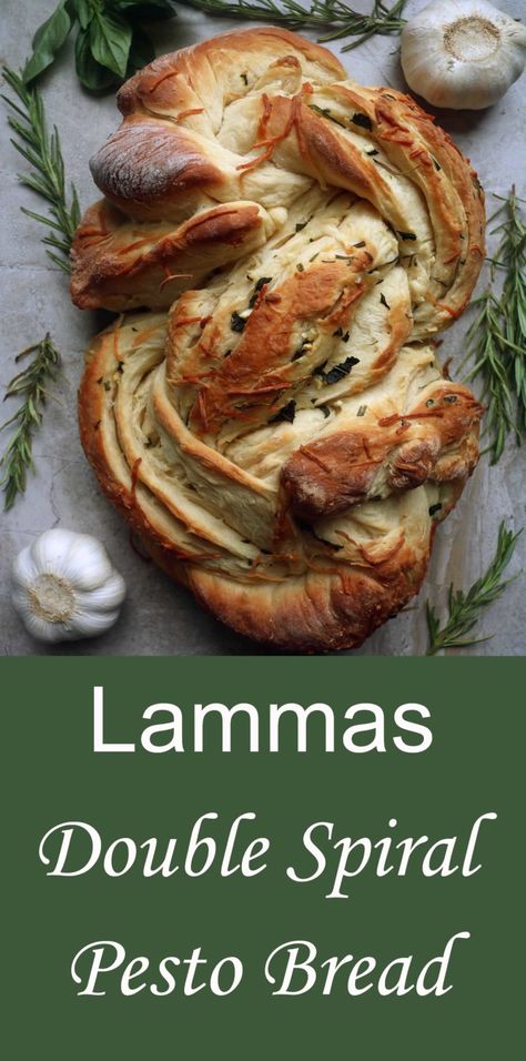 Lammas Spiral Bread with Pesto & Garlic - Moody Moons Lammas Bread, Pesto Bread, Kitchen Witch Recipes, Color Wheels, Garlic Herb Butter, Swirled Bread, Paul Rubens, Kitchen Witchery, Auguste Rodin