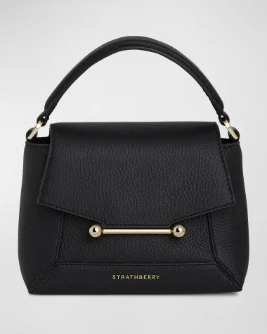 V649C STRATHBERRY Mosaic Nano Leather Top-Handle Bag Strathberry Bag, Royal Closet, Black Leather Top, Princess Beatrice, Womens Designer Handbags, Top Handle Handbags, Roast Recipes, Next Clothes, Leather Bag Women