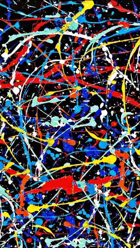 Abstract Art 2023, Action Painting Ideas, Famous Abstract Art, Jackson Pollock Art, Art Splatter, Paint Splatter Art, Splattered Paint, Pollock Paintings, Splatter Art