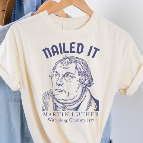 Fun Teacher Tshirts, Funny History Shirts, History Teacher Aesthetic Outfits, History Tshirts, History Teacher Shirt, Shirt Outfit Ideas, Protestant Reformation, History Teacher, History Teachers