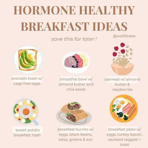 Sweet Potato Breakfast Hash, Foods To Balance Hormones, Healthy Breakfast Ideas, Healthy Hormones, Healthy Breakfasts, Relationship Therapy, Hormone Health, Healthy Meal Prep, Healthy Snacks Recipes