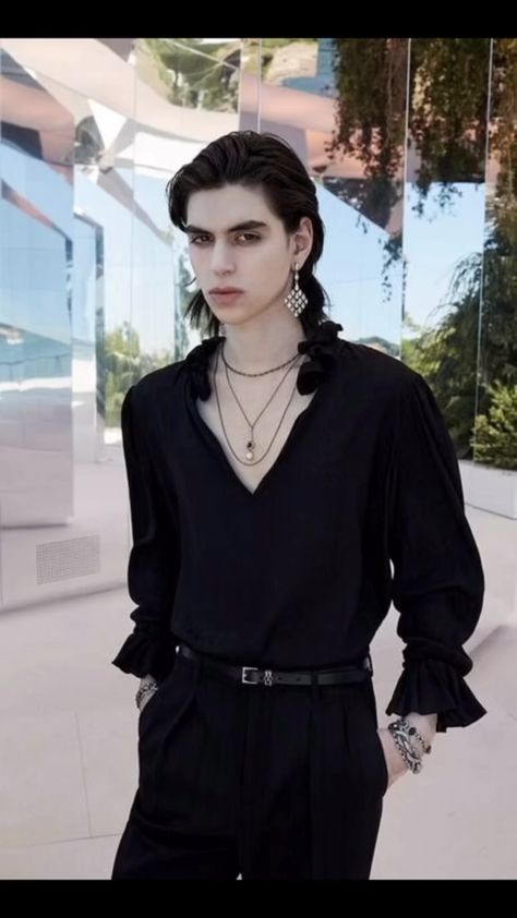 Goth Guy Outfits, Gothic Outfits Men, Goth Mens Fashion, Goth Outfits Men, Goth Summer Outfits, Summer Goth Outfits, Genderqueer Fashion, Masculine Outfits, Goth Fits