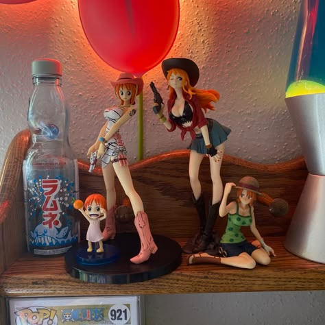 Anime Figures Display, Anime Figure Display, One Piece Room, One Piece Room Decor, Anime Figures Collection Display, One Piece Figure, College Dorm Decorations, Anime Figurines, Neon Genesis Evangelion