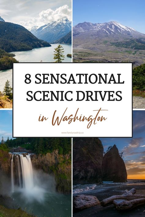 Hit the road for a scenic journey through the mesmerizing landscapes of the US Pacific Northwest.  Washington state is home to some of the US's most unique and beautiful landscapes. What better way to enjoy this than on a family road trip? See all our driving route itinerary ideas for Washington and grab all our family road trip itinerary ideas at familyroadtrip.co Washington Road Trip, Pacific Northwest Travel, Washington State Travel, Itinerary Ideas, Lopez Island, Washington Travel, Family Road Trip, San Juan Island, Orcas Island