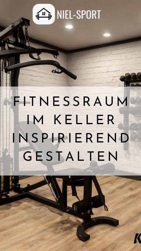 Lass dich inspirieren und gestalte deinen Fitnessraum im Keller. Ideen für Dekoration und motivierende Elemente. Home Gym Inspiration, Home Gym, Gym, Pins, Quick Saves