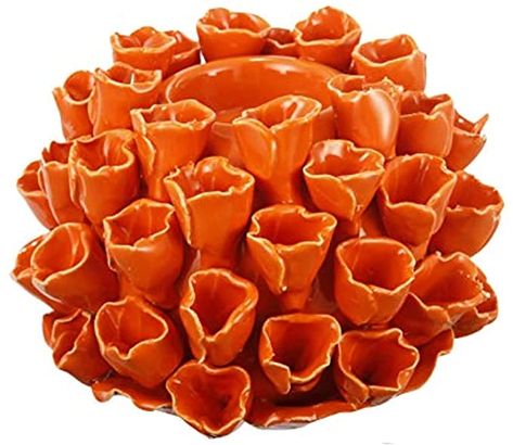 Amazon.com: A&B Home Coral sculpture Table Top Centerpiece Coastal Beach Style Coral Décor Tabletop Statue for Bathroom Party Beach Theme Decoration Orange : Home & Kitchen Coral Candle Holder, Orange Candle Holder, Coral Sculpture, Coral Accents, Unique Candle Holders, Orange Candle, Flower Candle Holder, A&b Home, Beach Theme Decor