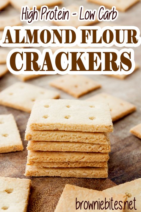 recipe for low carb almond flour crackers Low Carb Crackers Recipes, Almond Flour Crackers, Recipe With Almond Flour, Paleo Crackers, Keto Crackers Recipe, Keto Crackers, Low Carb Crackers, Crackers Recipe, Healthy Party Food