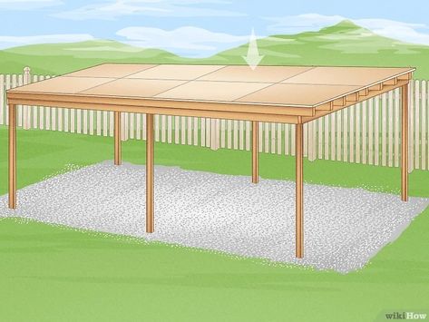 How to Build a Carport: Step-by-Step DIY Instructions Diy Attached Carport, Diy Carport Cheap How To Build, Diy Car Port Pvc, Drive Thru Carport, Diy Two Car Carport, How To Enclose A Metal Carport, Post Hole Diggers, Carport Covers, Building A Carport