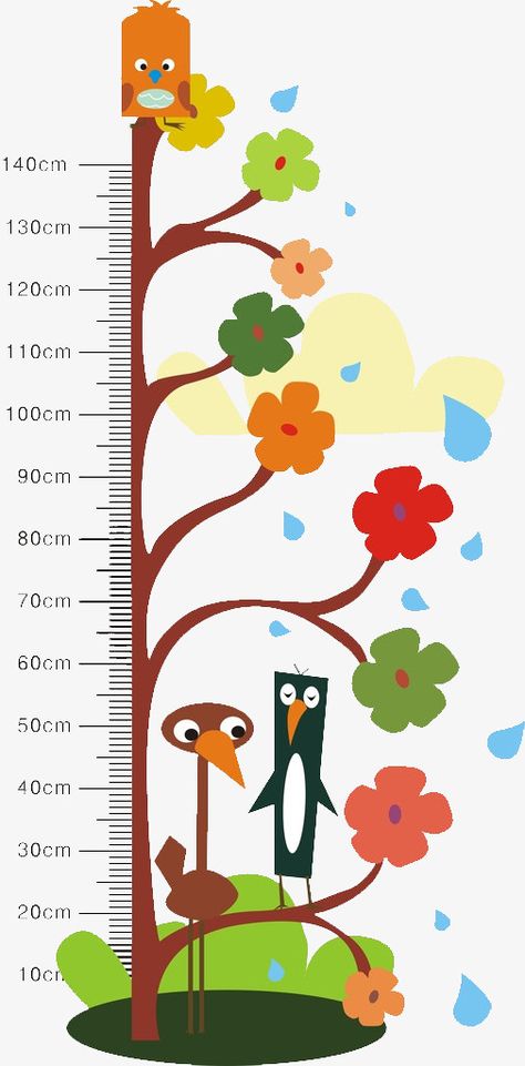 Height Wall Chart, Growth Charts For Kids, Hight And Weight Chart, Height Chart For Kids, Teaching Clipart, Daisy Decorations, Measuring Height, Height Ruler, Growth Ruler