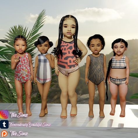 Toddler Cc Sims 4, Sims 4 Toddler Clothes, Sims Baby, Sims 4 Black Hair, Sims 4 Cc Kids Clothing, Free Sims 4, Sims 4 Children, The Sims 4 Packs, Sims 4 Body Mods