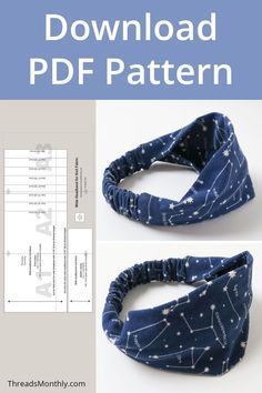 Headband Free Pattern Sewing, Fabric Headband Tutorial Free Pattern, Headbands Patterns Free, Make Headbands Diy, Headband Pattern Sewing Free, Sewing Headbands Pattern, How To Sew A Headband With Elastic, Elastic Headband Pattern, Elastic Headband Diy