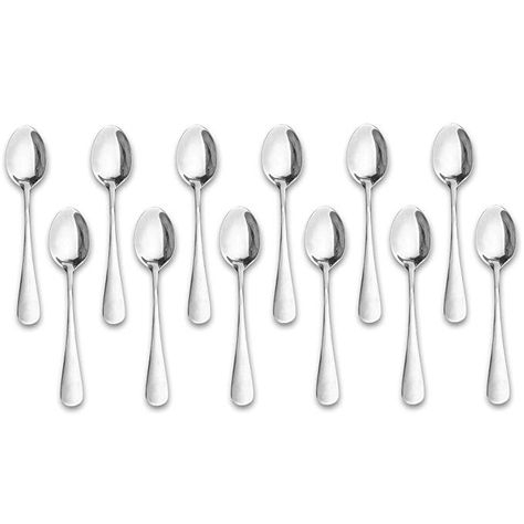 Easonove Demitasse Espresso Spoons,12-Piece Mini Coffee Tiny Stainless Steel Spoons Bistro Small Spoons for Dessert, Tea, Appetizer(4.7”) ~ $9.59 at amazon.com Glass Bowl Decor, Dessert Tea, Coffee Spoons, Small Spoon, Dessert Appetizers, Coffee Spoon, Spoon Set, Espresso Cups, Espresso Coffee