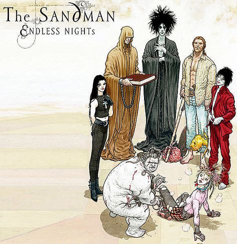 The Sandman | 9 Complex Sci-Fi And Fantasy Universes HBO Needs To Adapt The Endless Dc, Sandman The Endless, Sandman Series, Sandman Neil Gaiman, Dc Vertigo, Vertigo Comics, Endless Night, The Sandman, American Gods