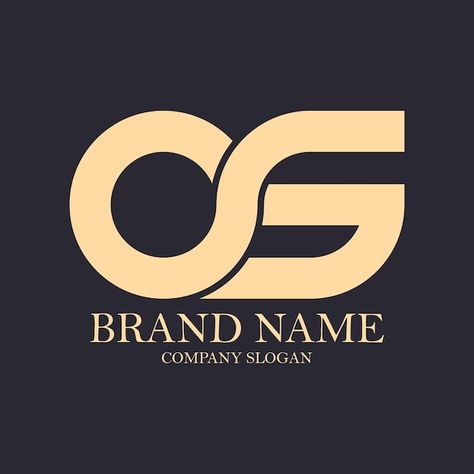 Os Logo Design, Simple Logo Design, Premium Product, Company Slogans, Simple Logo, Good Company, Brand Names, Premium Vector, Gold Color