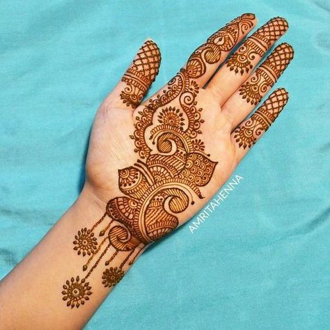 Easy and Trendy Mehendi Design for Teej | Teej 2020 Mehndi Designs - Makeup Review And Beauty Blog Arabic Mehndi Designs For Hands, Arabic Mehendi Designs, Simple Arabic Mehndi, Palm Mehndi Design, Simple Arabic Mehndi Designs, Arabic Henna Designs, Tato Henna, मेहंदी डिजाइन, Arabic Henna