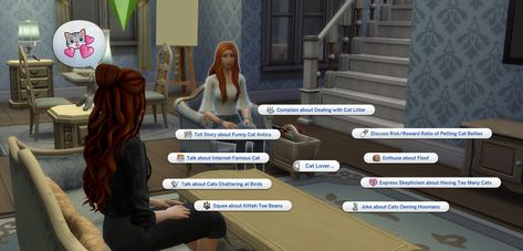 Mod The Sims - helaene - Trait Extras: Pet Lover Social Interactions (3/15/2023) Sims 4 Pets Mod, The Sims 4 Sims, Sims 4 Sims, Internet Famous, Sims Wallpaper, Cat Jokes, Risk Reward, Cat Talk, Dog Stories