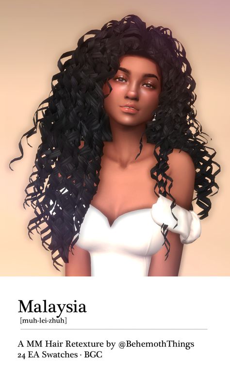 ✿Roli Cannoli CC Findz Corner✿ — behemoththings: PHOENIX-SIMS’ MALAYSIA HAIR... Sims4 Overalls, Sims 4 Cc Curly Hair Realistic, Sims 4 Cc Big Curly Hair, Sims Female Cc Hair, Sims 4 Cc Undercut Hair Female, Sism4 Cc Hair, Hairs Cc Sims 4, Wavy Sims 4 Hair Cc, Sims Alpha Cc Hair