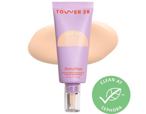 Check out this product at Sephora.com - Tower 28 Beauty SunnyDays SPF 30 Tinted Sunscreen Foundation - 13 La Cienega Tower 28 Foundation, Pricky Pear, Dr Makeup, Sunscreen Foundation, Tower 28 Beauty, Autumn Phone Wallpaper, Tower 28, Skincare Items, Foundation With Spf